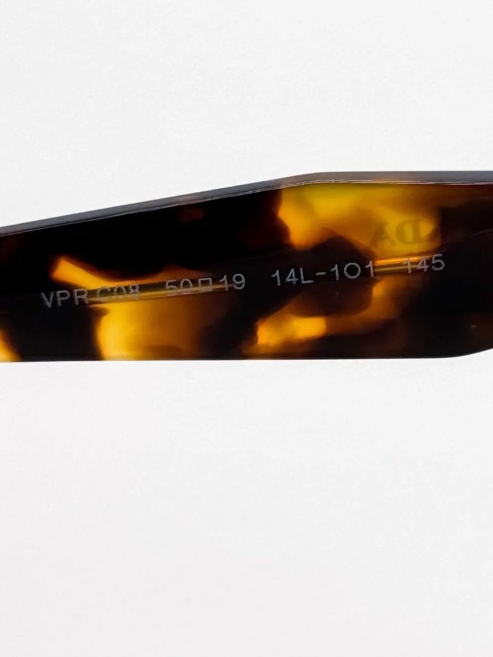 New Prada VPR C08 Women Havana Square Eyeglasses PRC08V 14L1O1